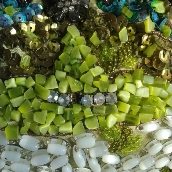 Vintage beaded purse - Picture 3 of 5